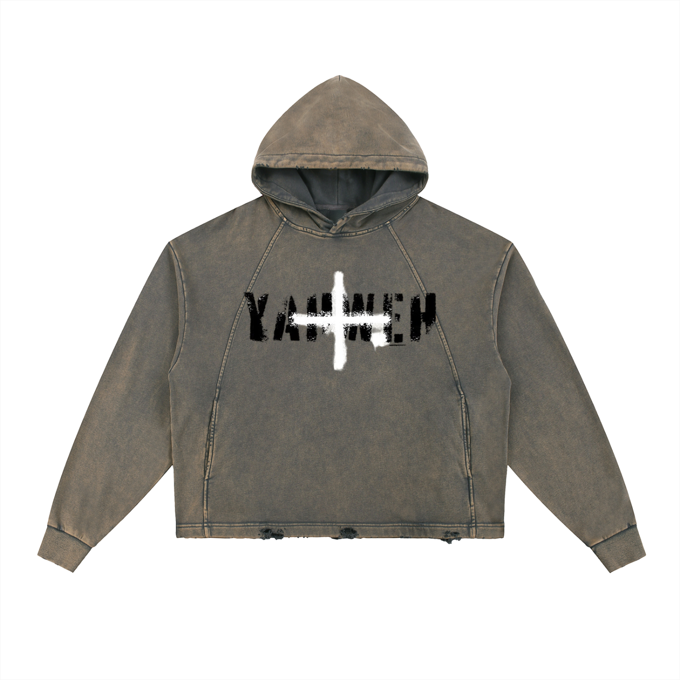 Distressed hoodie ,Designer clothing ,Sun faded,Vintage fashion 