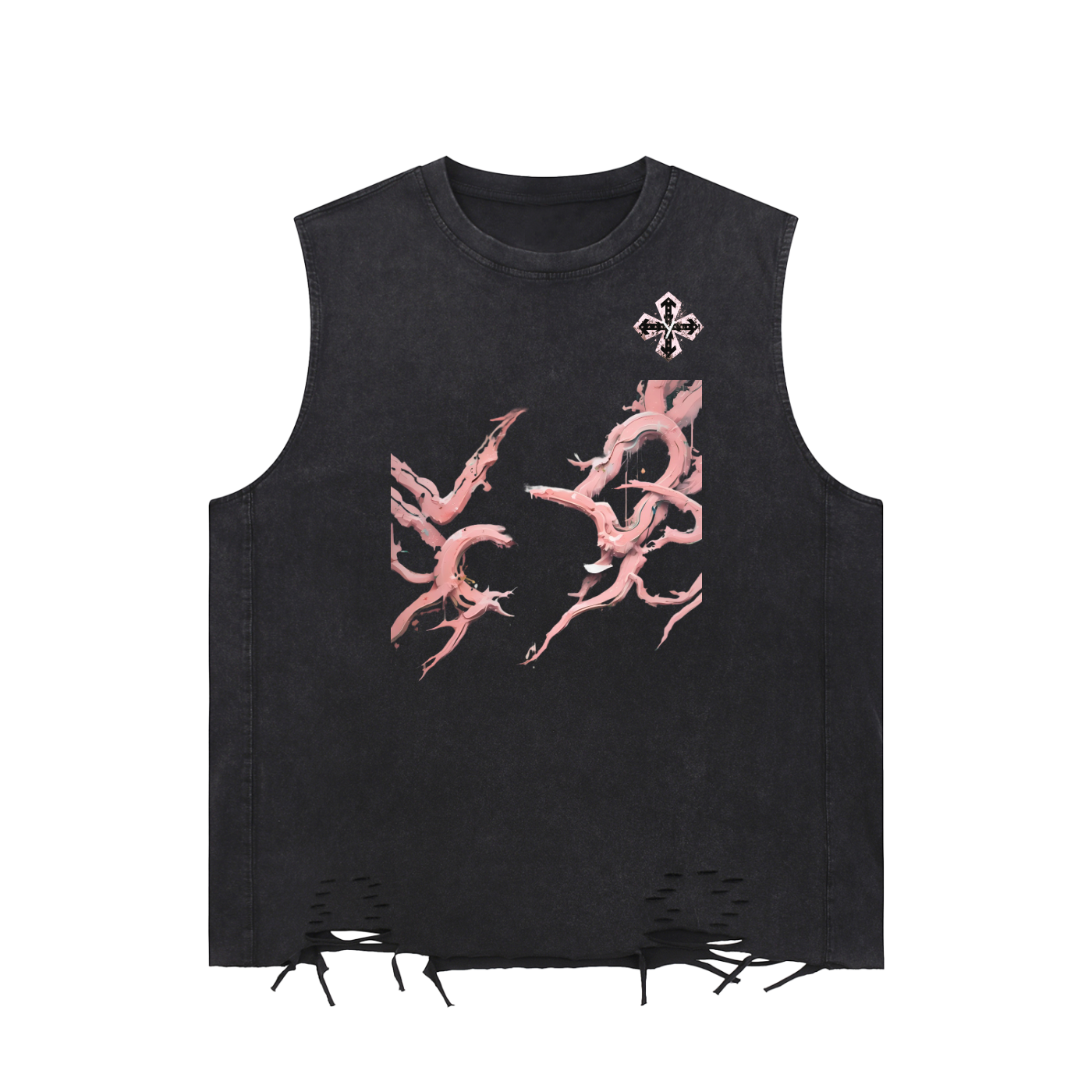 Cut off,Designer brand ,Designer shirt,Acid wash 