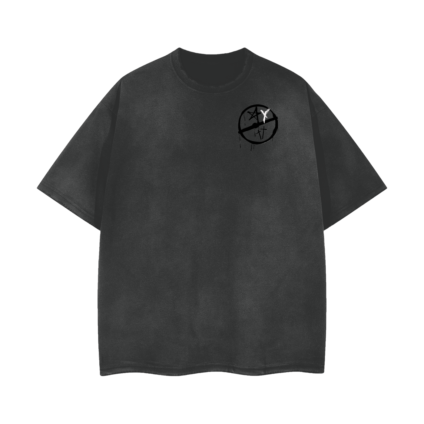 Vintage Wash Frayed T-Shirt - 260 GSM