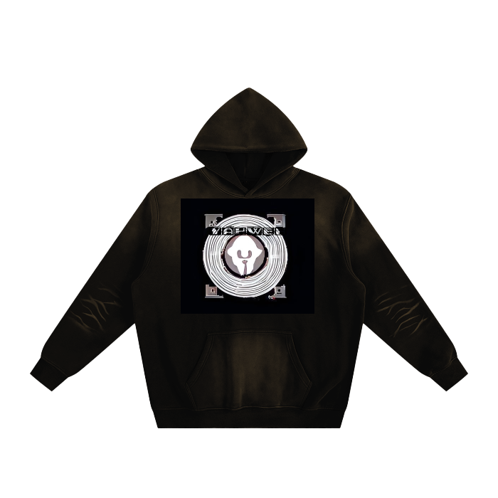 Sunfade Fleeced Hoodie #R00289