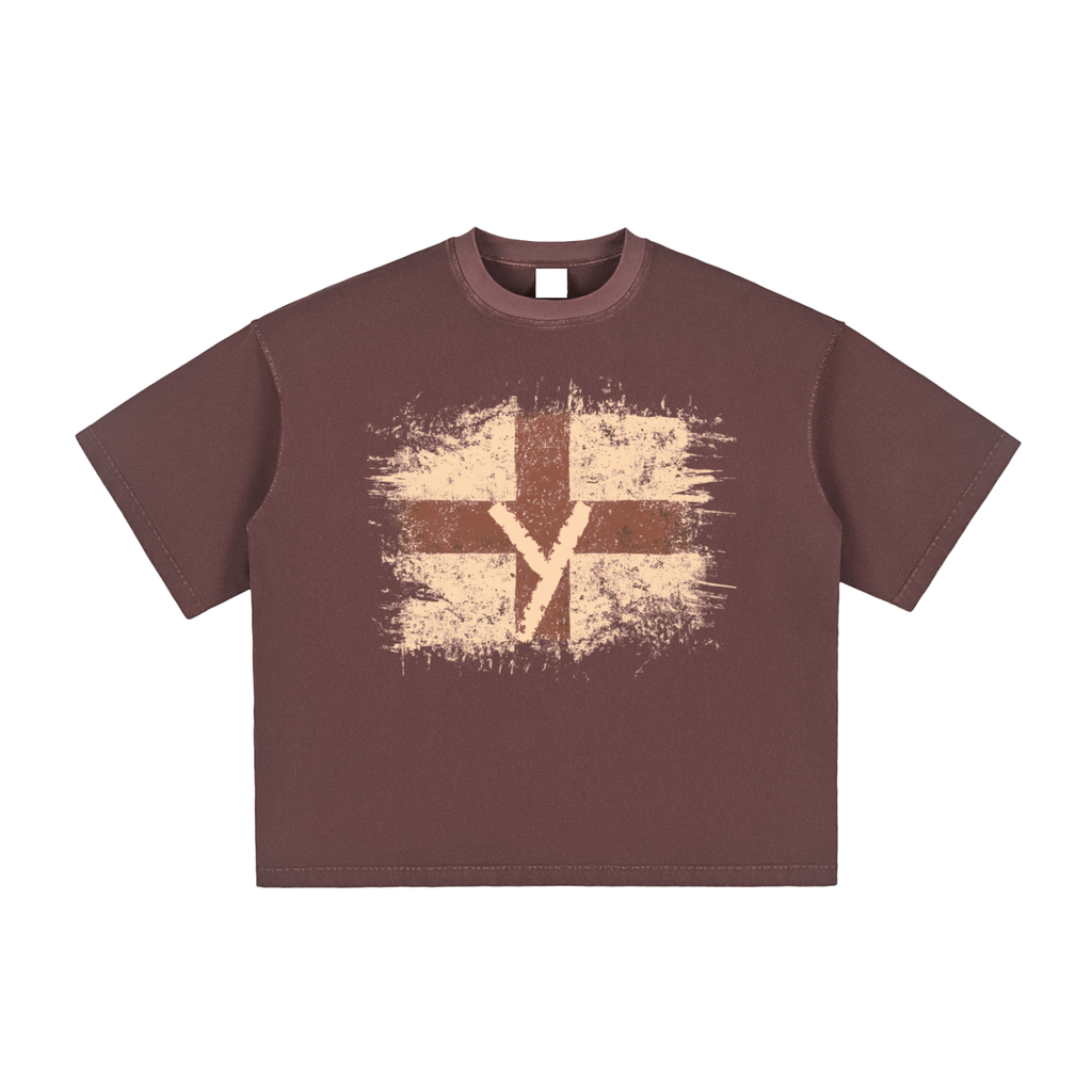 YAHWEH Vintage Washed Boxy T-Shirt