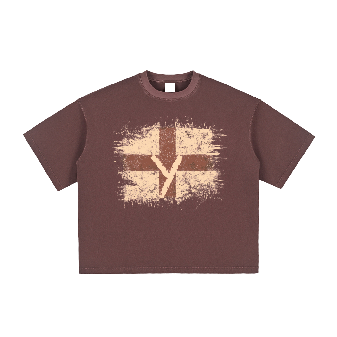 YAHWEH Vintage Washed Boxy T-Shirt