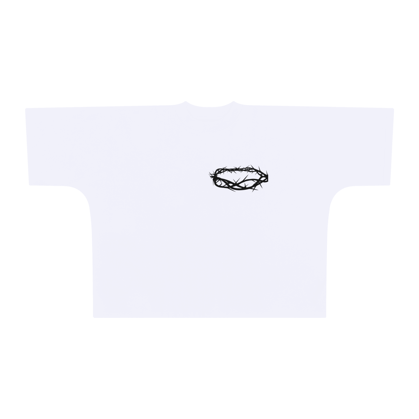 Oversize One-piece Pattern Cut Boxy Tee - 300 GSM