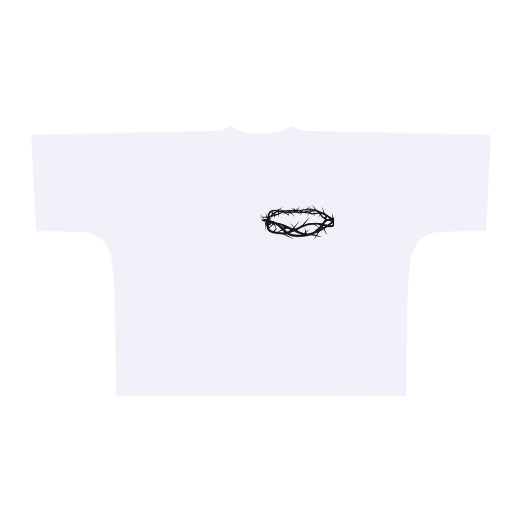 Oversize One-piece Pattern Cut Boxy Tee - 300 GSM